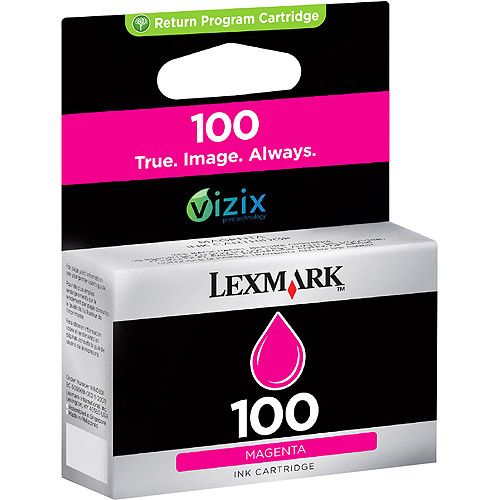 LEXMARK S/305/405/505/605 PRO/205/705/805/905 Cartucho de tinta Magenta Retornable nº100XL , Lexmark , LEX14N1070E , 734646967150